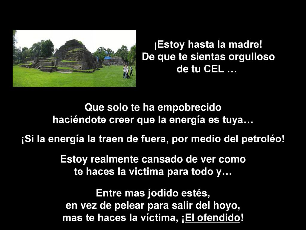 De que te sientas orgulloso de tu CEL …
