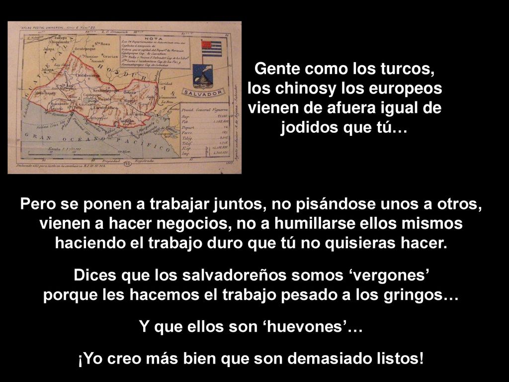 los chinosy los europeos vienen de afuera igual de jodidos que tú…