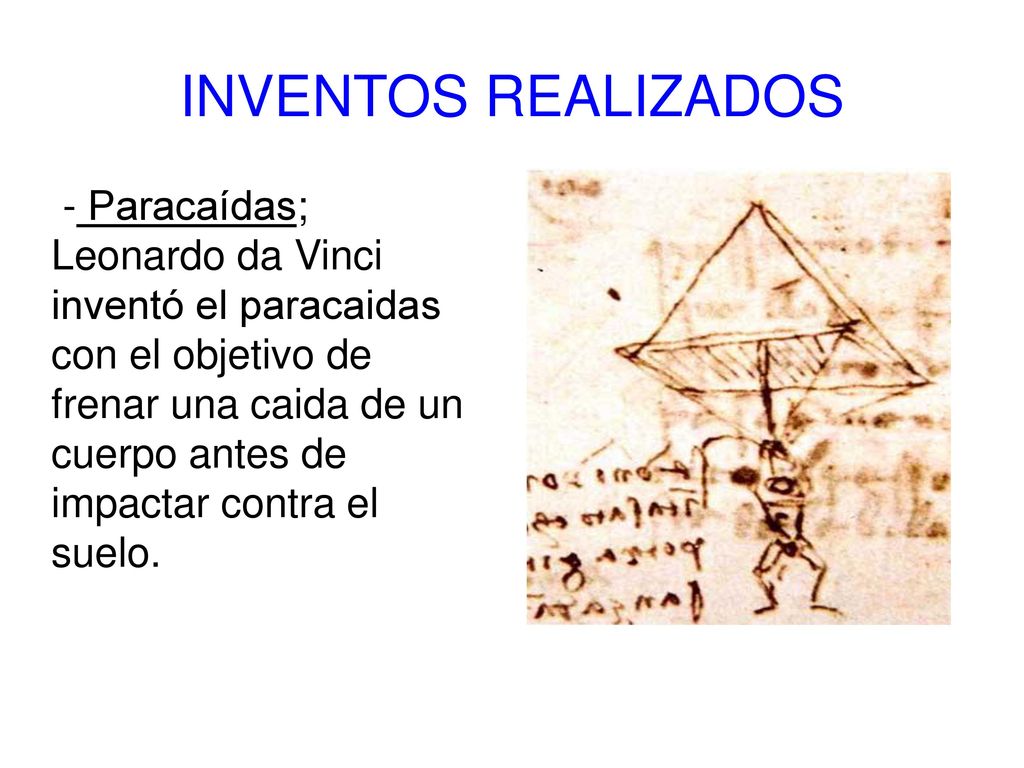 INVENTOS REALIZADOS - Bicicleta; Leonardo ya pensó en una transmisión de cadena como las que se utilizan en la actualidad.