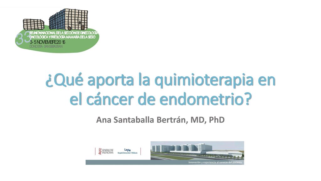 ¿Qué aporta la quimioterapia en el cáncer de endometrio
