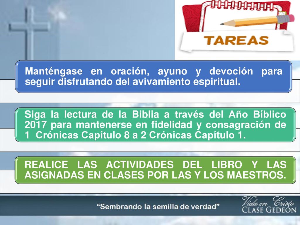Manténgase en oración, ayuno y devoción para seguir disfrutando del avivamiento espiritual.