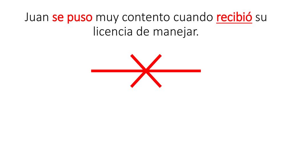 Juan se puso muy contento cuando recibió su licencia de manejar.