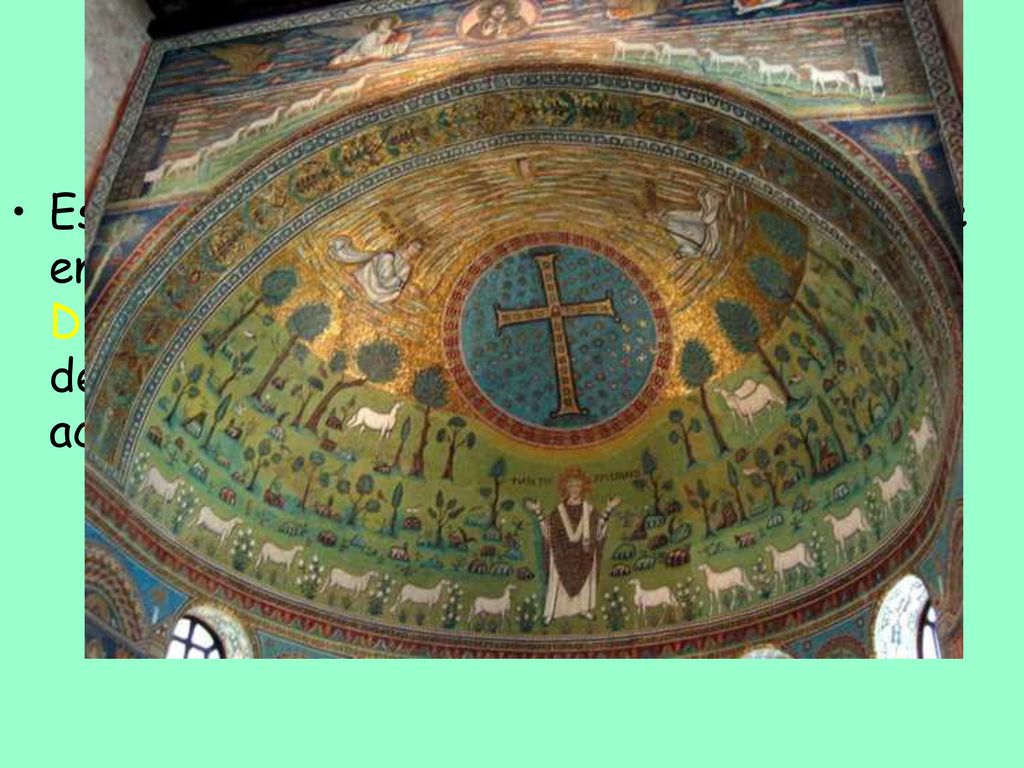 Estos muros, paredes, fustes y capiteles se encuentran, además, llenos de una DECORACION ININTERRUMPIDA, desdibujando los contornos y ayudando a acentuar la imprecisión espacial.