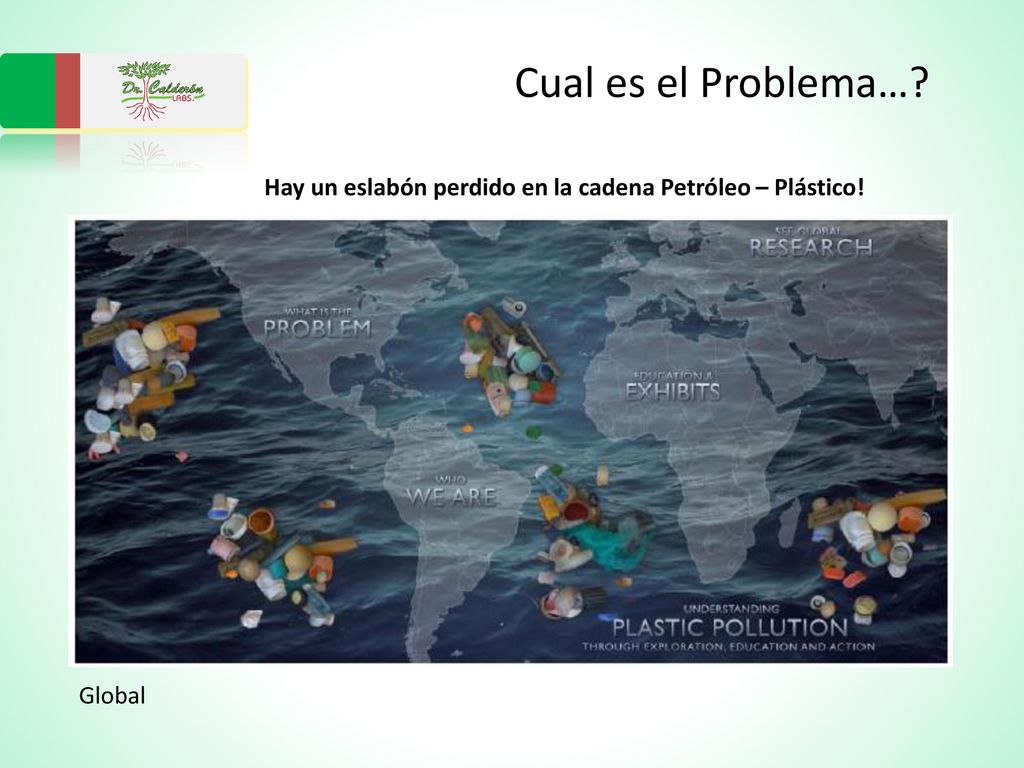 Cual es el Problema… Hay un eslabón perdido en la cadena Petróleo – Plástico! Global