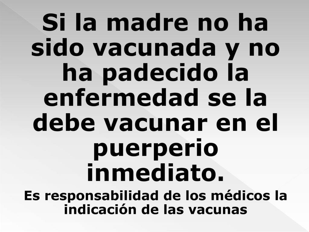 Es responsabilidad de los médicos la indicación de las vacunas