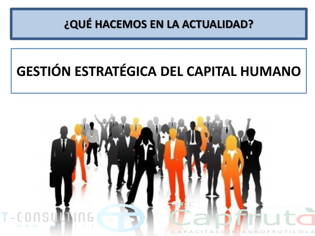 ¿QUÉ HACEMOS EN LA ACTUALIDAD GESTIÓN ESTRATÉGICA DEL CAPITAL HUMANO