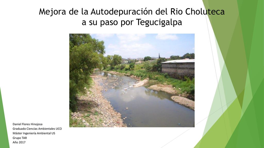 Mejora de la Autodepuración del Rio Choluteca a su paso por Tegucigalpa