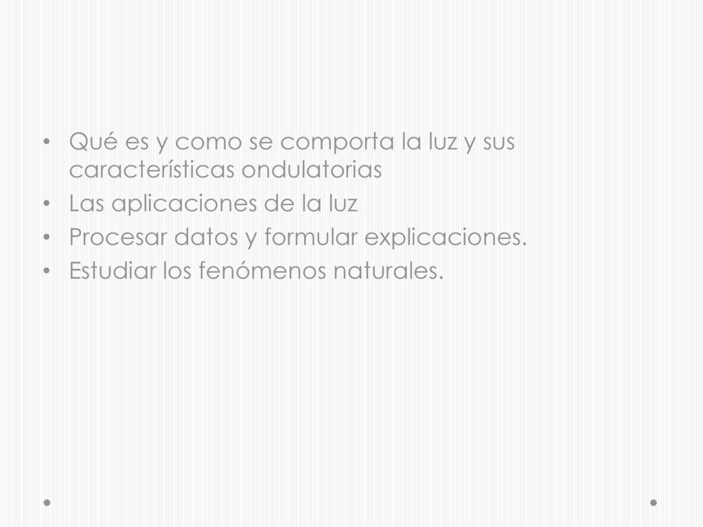 Qué es y como se comporta la luz y sus características ondulatorias