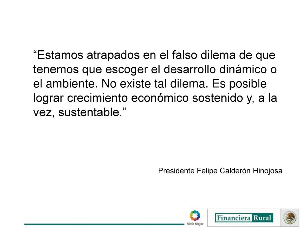 Estamos atrapados en el falso dilema de que tenemos que escoger el desarrollo dinámico o el ambiente. No existe tal dilema. Es posible lograr crecimiento económico sostenido y, a la vez, sustentable.