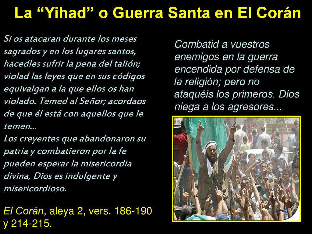 La Yihad o Guerra Santa en El Corán