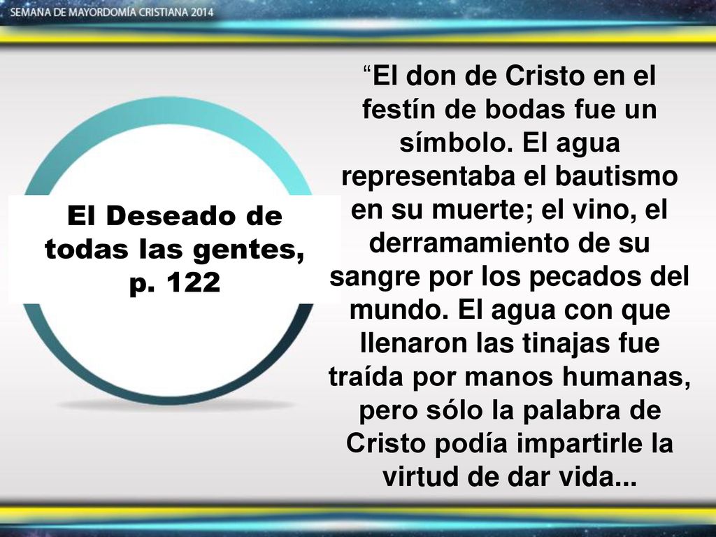 El don de Cristo en el festín de bodas fue un símbolo