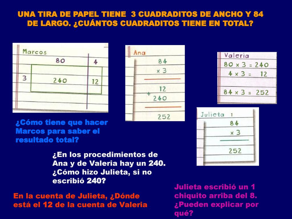 UNA TIRA DE PAPEL TIENE 3 CUADRADITOS DE ANCHO Y 84 DE LARGO