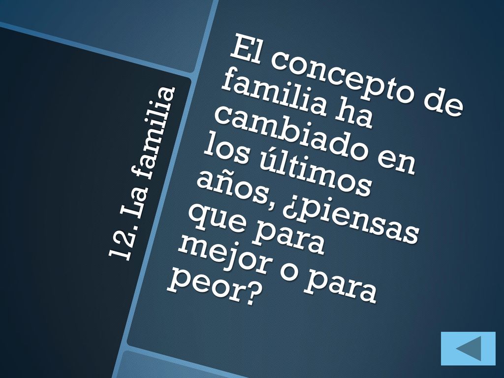El concepto de familia ha cambiado en los últimos años, ¿piensas que para mejor o para peor