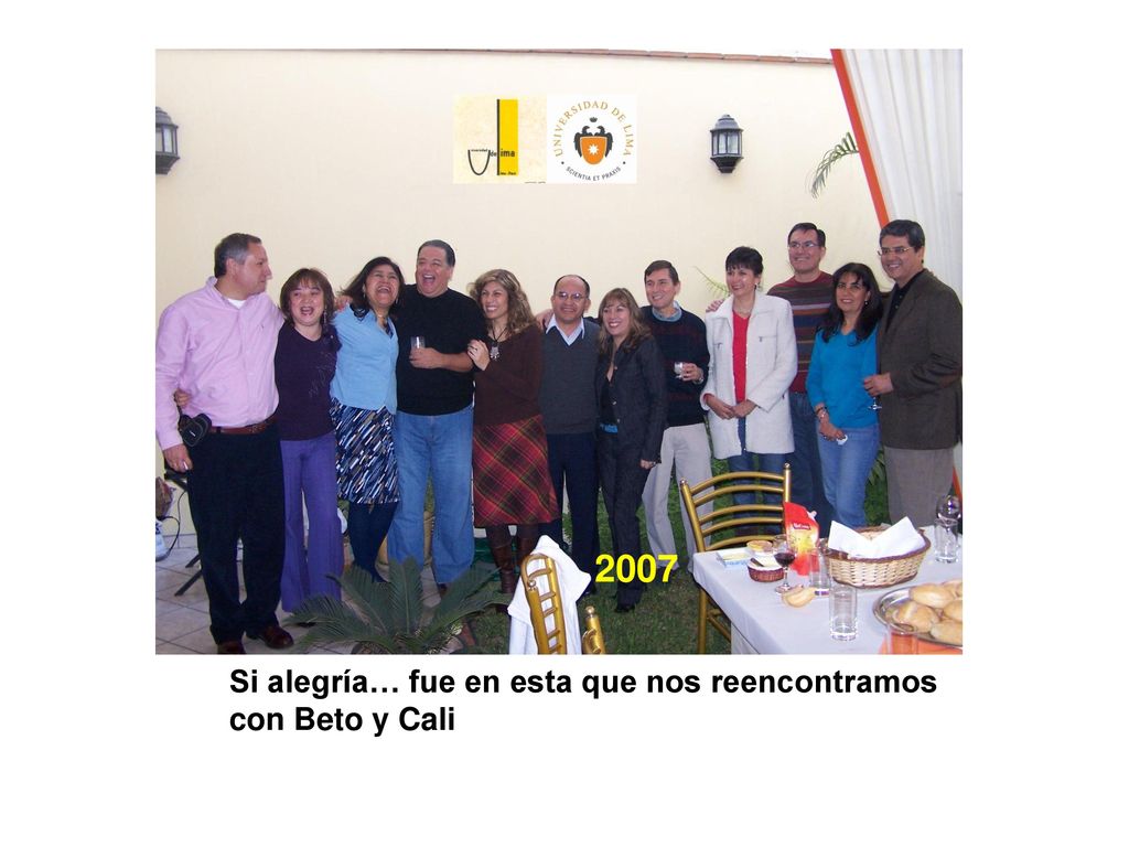 Si alegría… fue en esta que nos reencontramos con Beto y Cali