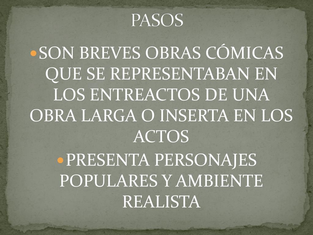 PRESENTA PERSONAJES POPULARES Y AMBIENTE REALISTA