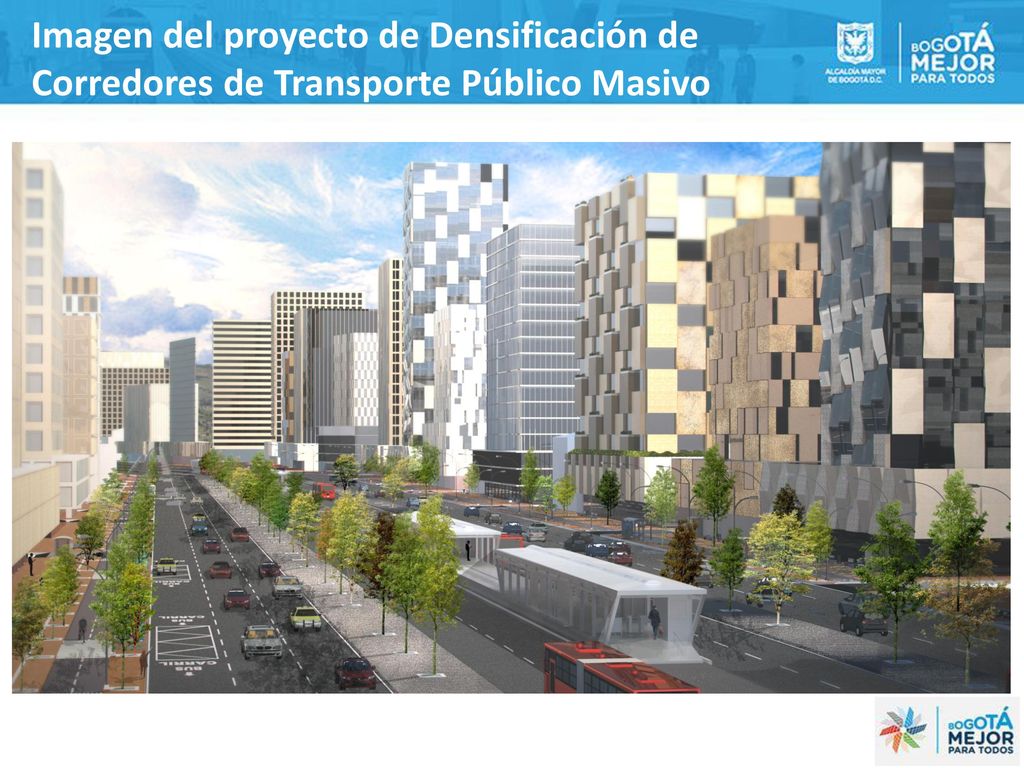 Imagen del proyecto de Densificación de Corredores de Transporte Público Masivo