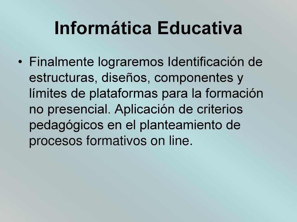 Informática Educativa