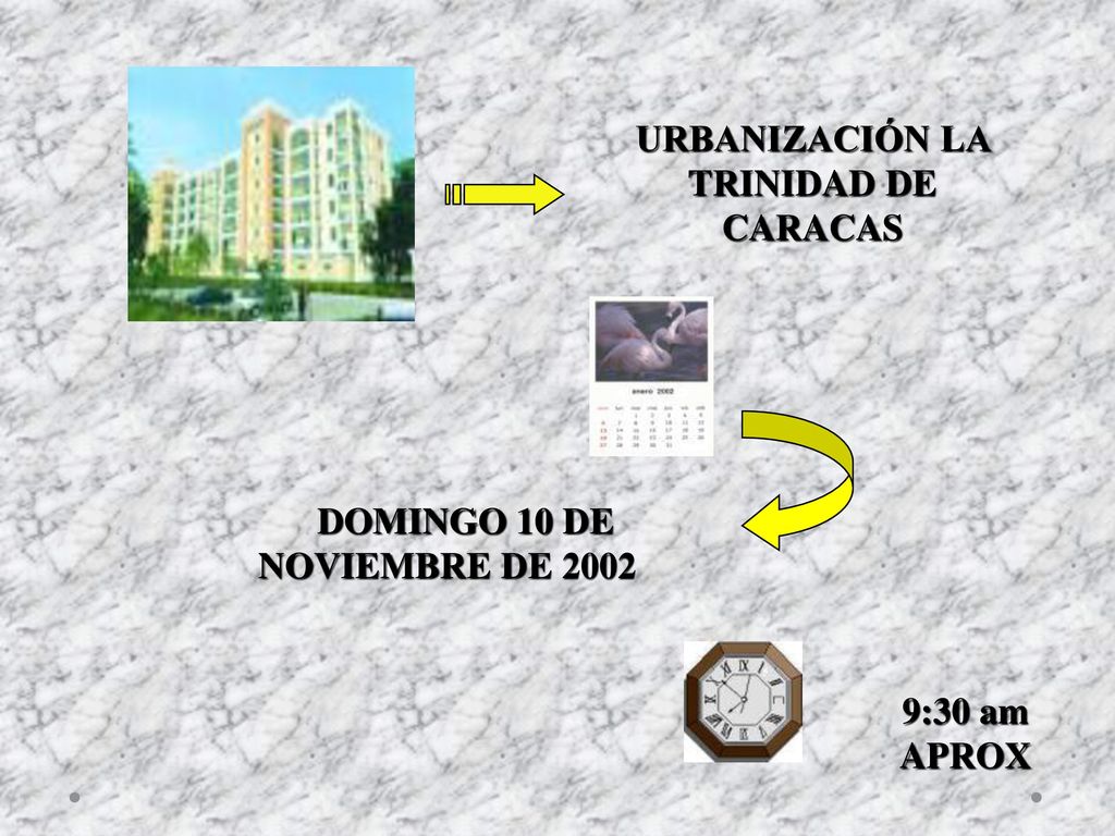URBANIZACIÓN LA TRINIDAD DE CARACAS DOMINGO 10 DE NOVIEMBRE DE 2002