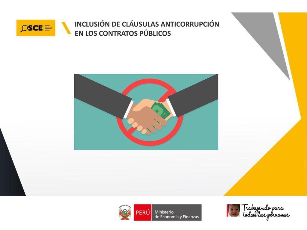 INCLUSIÓN DE CLÁUSULAS ANTICORRUPCIÓN EN LOS CONTRATOS PÚBLICOS