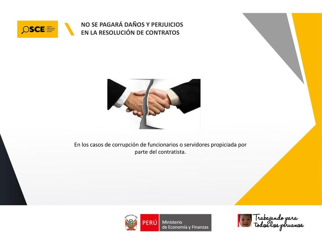 NO SE PAGARÁ DAÑOS Y PERJUICIOS EN LA RESOLUCIÓN DE CONTRATOS