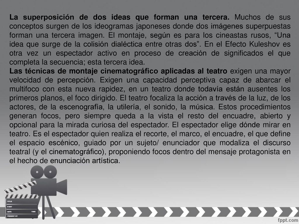 La superposición de dos ideas que forman una tercera