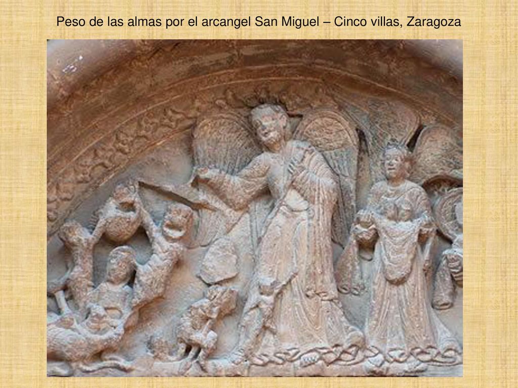 Peso de las almas por el arcangel San Miguel – Cinco villas, Zaragoza
