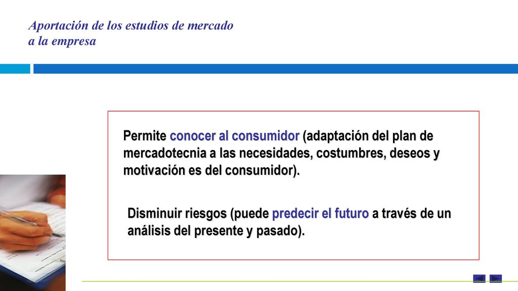 Aportación de los estudios de mercado a la empresa