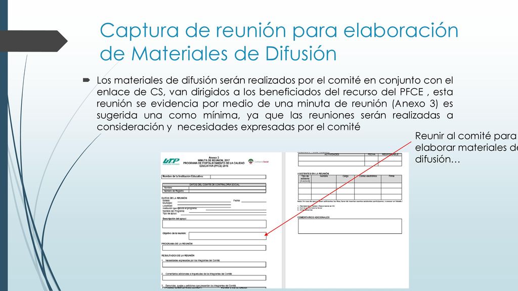 Captura de reunión para elaboración de Materiales de Difusión