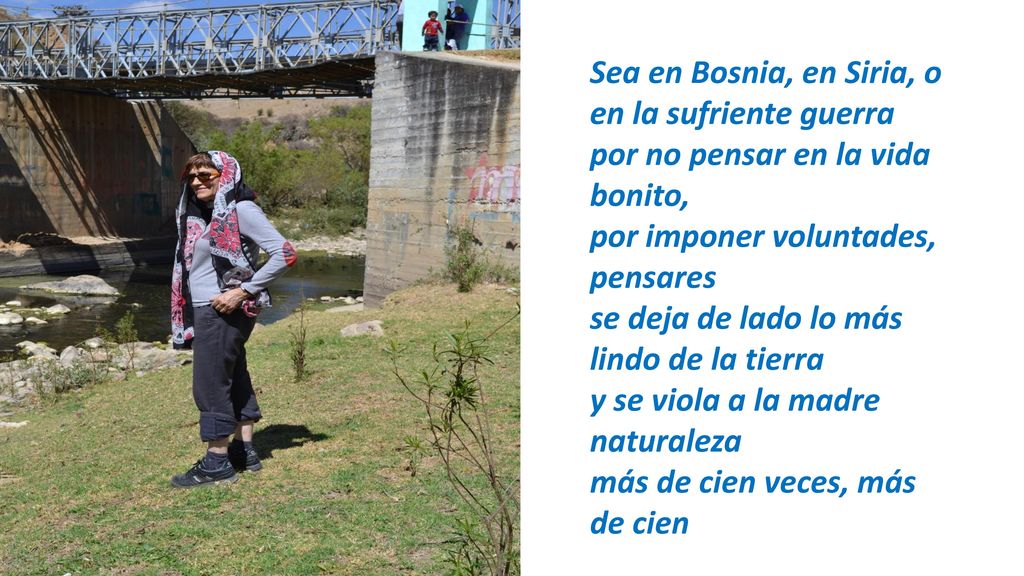 Sea en Bosnia, en Siria, o en la sufriente guerra