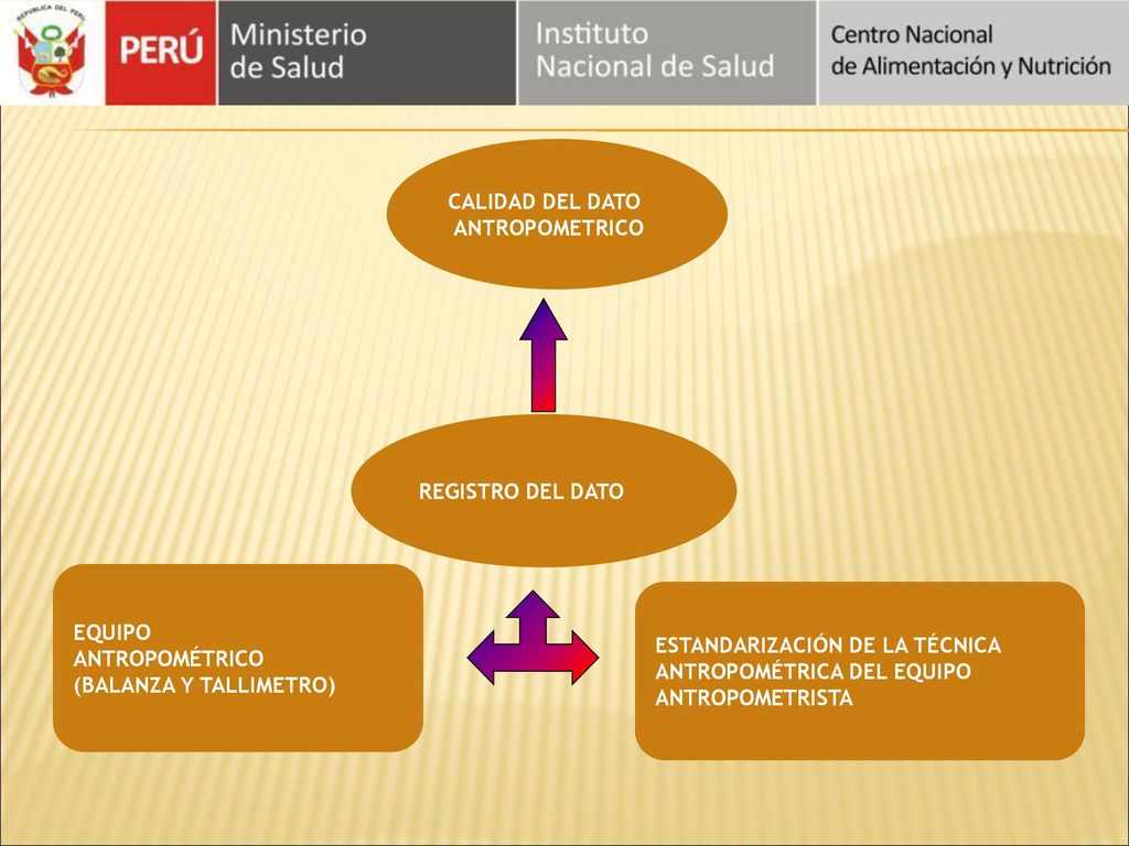 CALIDAD DEL DATO ANTROPOMETRICO. REGISTRO DEL DATO. EQUIPO. ANTROPOMÉTRICO. (BALANZA Y TALLIMETRO)