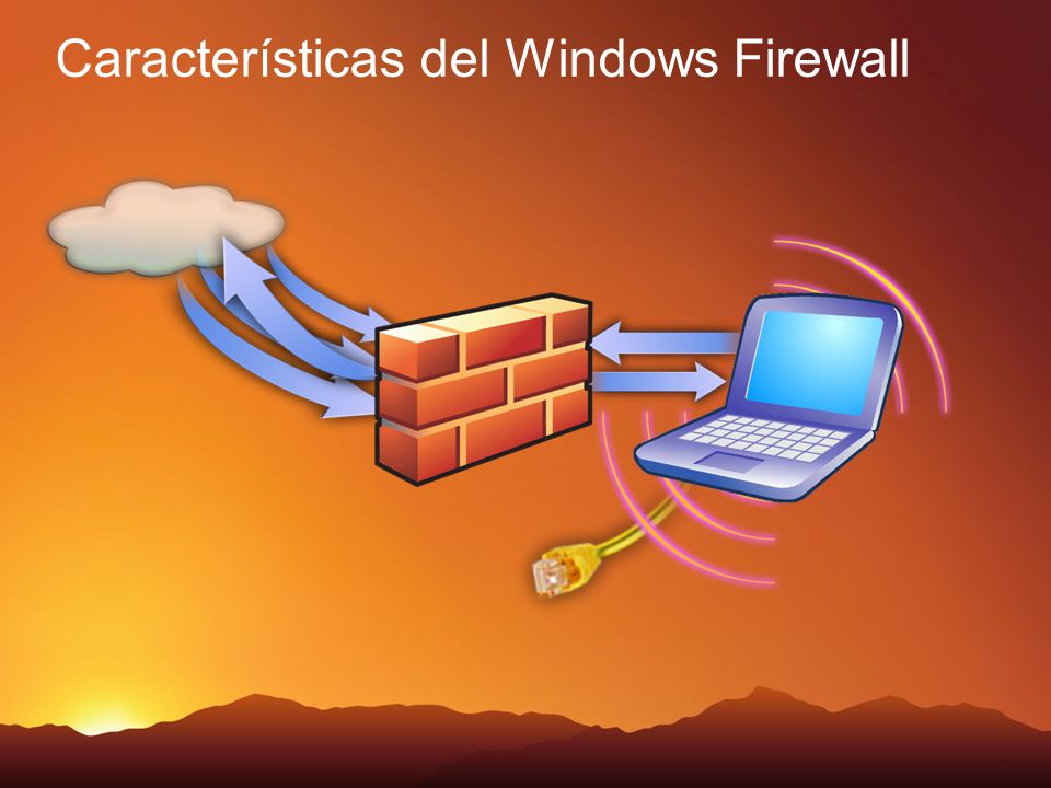 Características del Windows Firewall