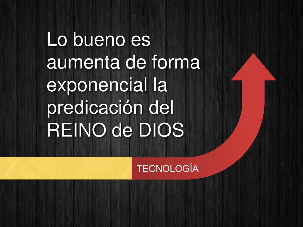 Lo bueno es aumenta de forma exponencial la predicación del REINO de DIOS