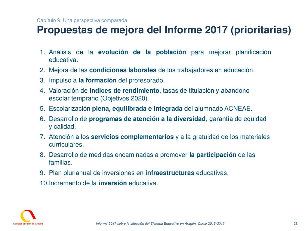 Mejora de las condiciones laborales de los trabajadores en educación.