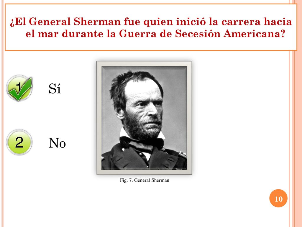 ¿El General Sherman fue quien inició la carrera hacia el mar durante la Guerra de Secesión Americana