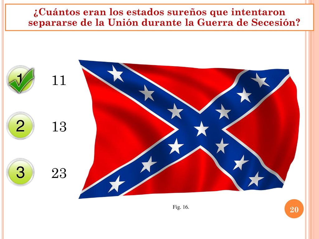 ¿Cuántos eran los estados sureños que intentaron separarse de la Unión durante la Guerra de Secesión