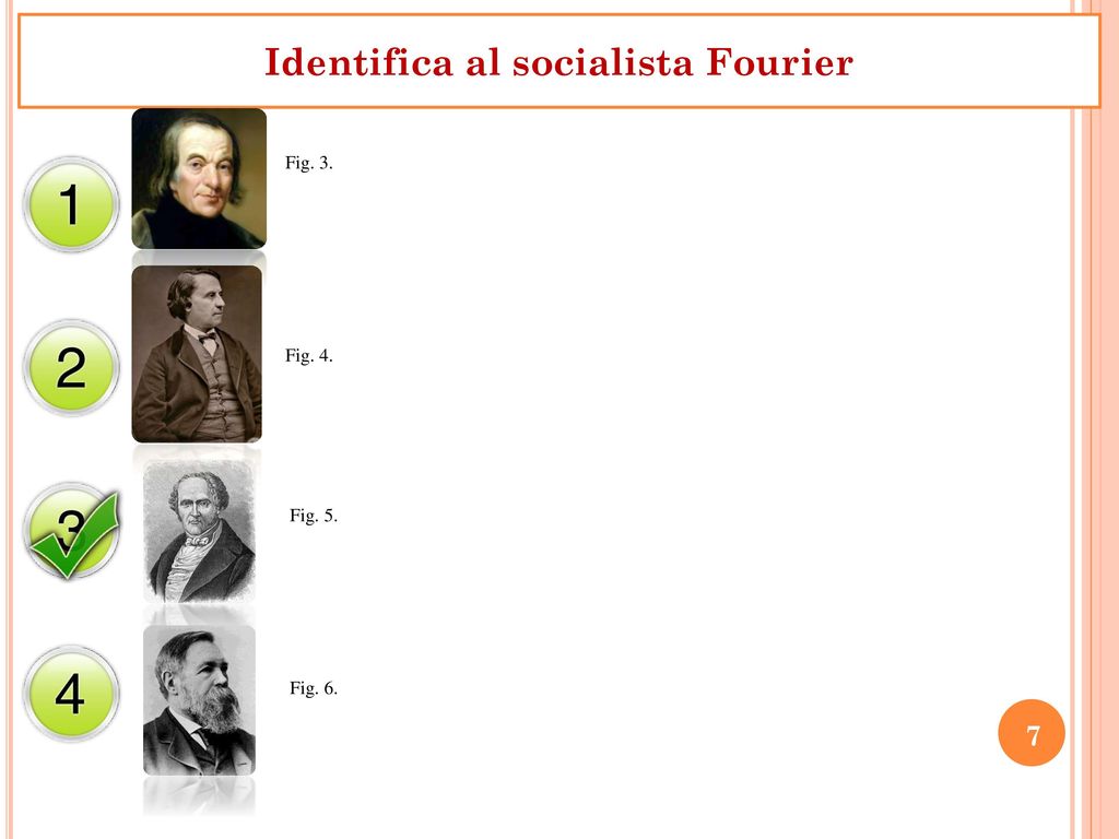 Identifica al socialista Fourier