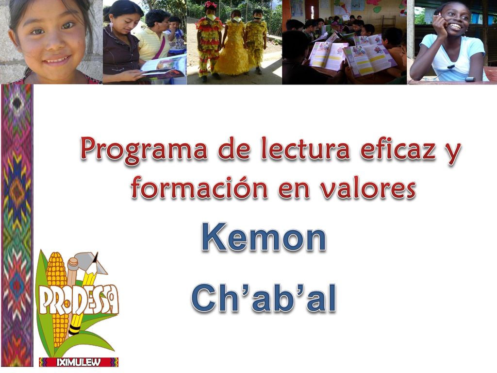 Programa de lectura eficaz y formación en valores