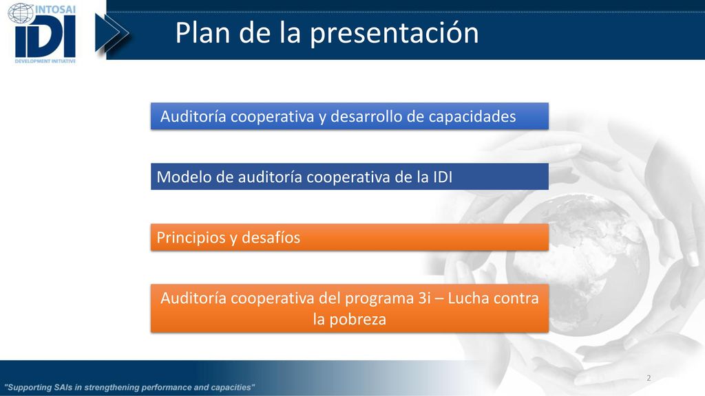Auditoría cooperativa del programa 3i – Lucha contra la pobreza