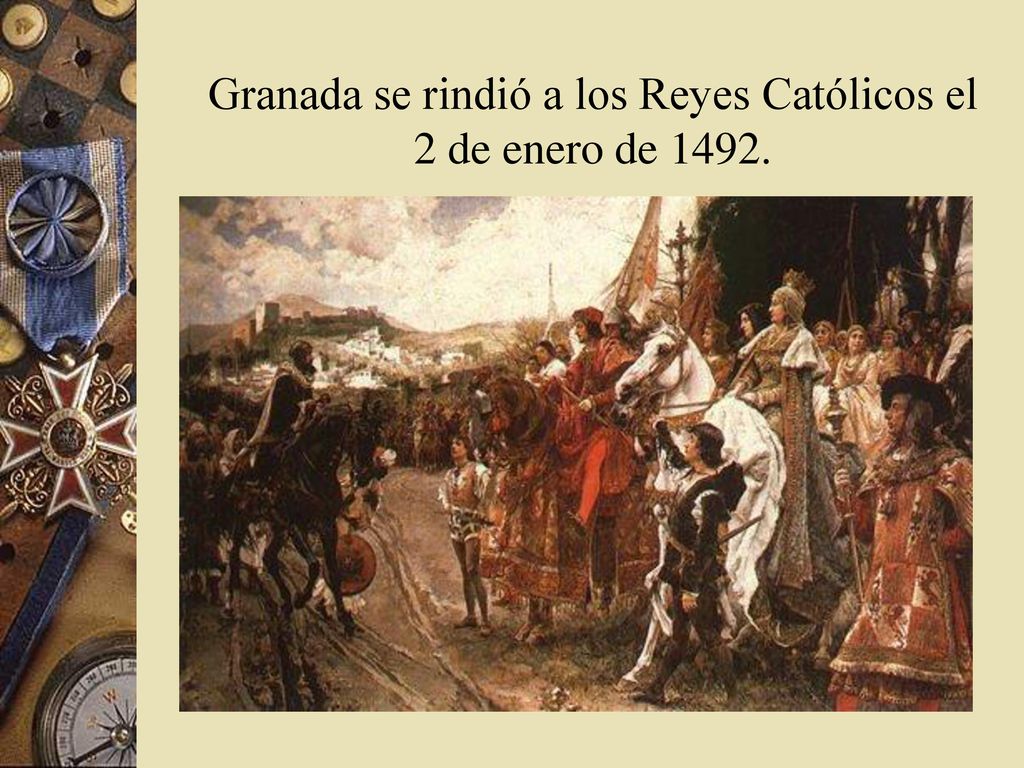 Granada se rindió a los Reyes Católicos el 2 de enero de 1492.
