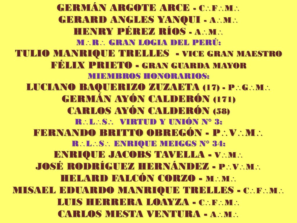 GERMÁN ARGOTE ARCE - CFM GERARD ANGLES YANQUI - AM
