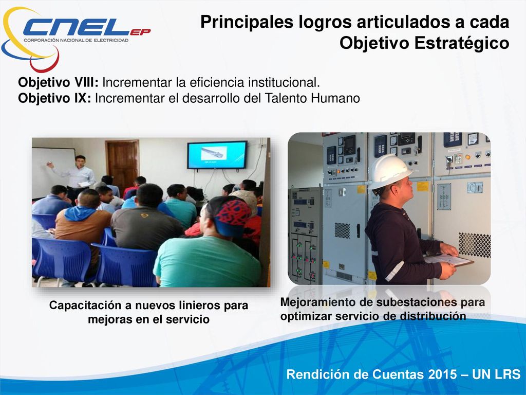 Capacitación a nuevos linieros para mejoras en el servicio