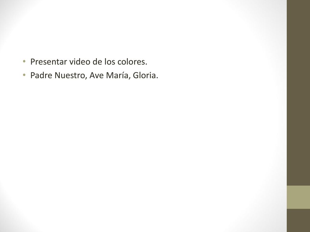 Presentar video de los colores.