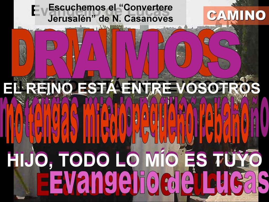 HIJO, TODO LO MÍO ES TUYO HIJO, TODO LO MÍO ES TUYO