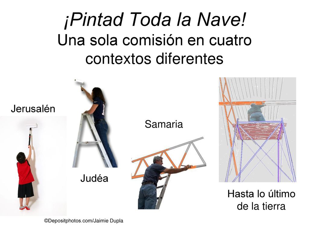 ¡Pintad Toda la Nave! Una sola comisión en cuatro contextos diferentes