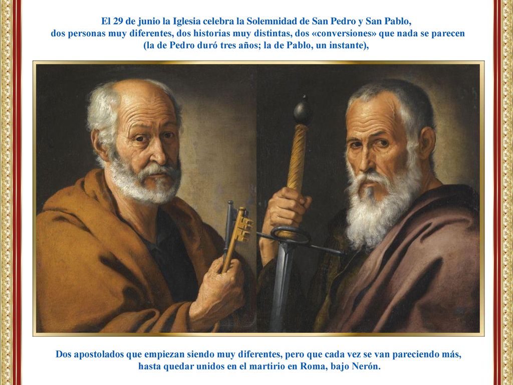 (la de Pedro duró tres años; la de Pablo, un instante),