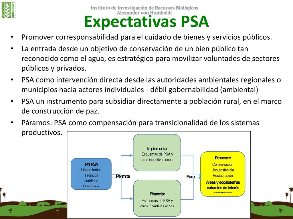Expectativas PSA Promover corresponsabilidad para el cuidado de bienes y servicios públicos.