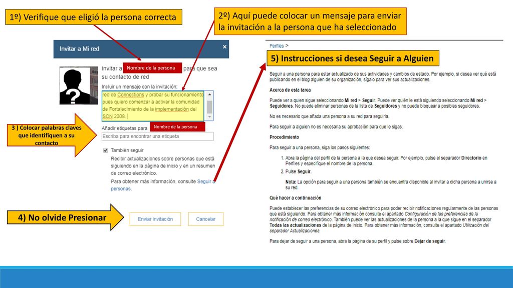 3 ) Colocar palabras claves que identifiquen a su contacto