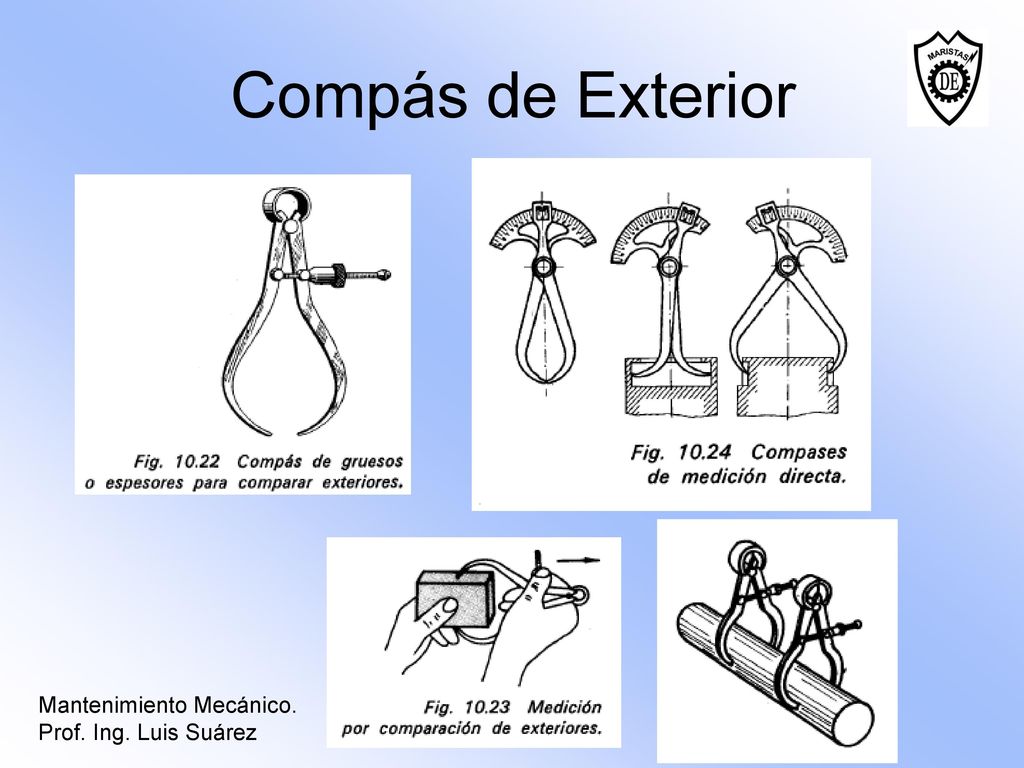 Compás de Exterior Mantenimiento Mecánico. Prof. Ing. Luis Suárez