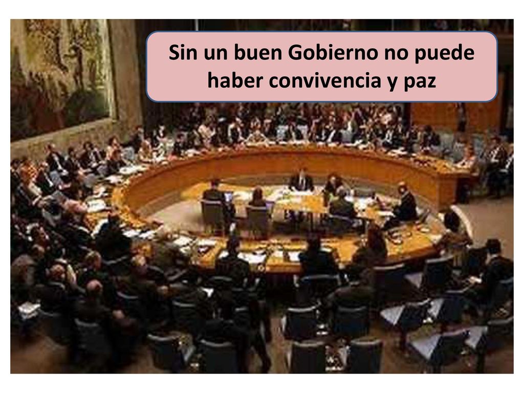 Sin un buen Gobierno no puede haber convivencia y paz