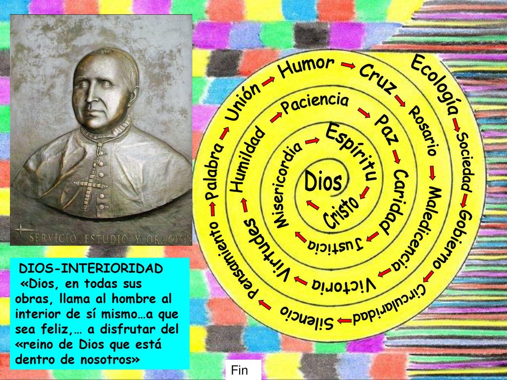 Humor Cruz Ecología Unión Paciencia Paz Rosario Espíritu Humildad